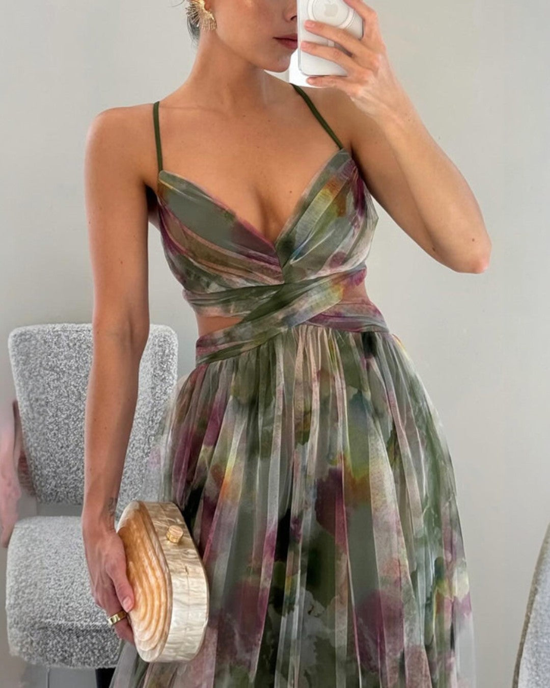 Giselle - Zauberhaftes Maxikleid mit Blumenprint