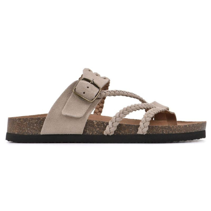 Adriana I Geflochtene Korksandalen