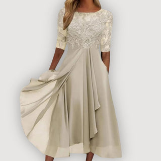 Maria | Elegantes Chiffonkleid