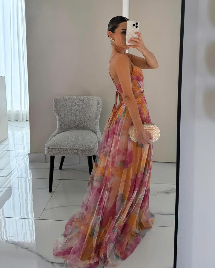 Giselle - Zauberhaftes Maxikleid mit Blumenprint