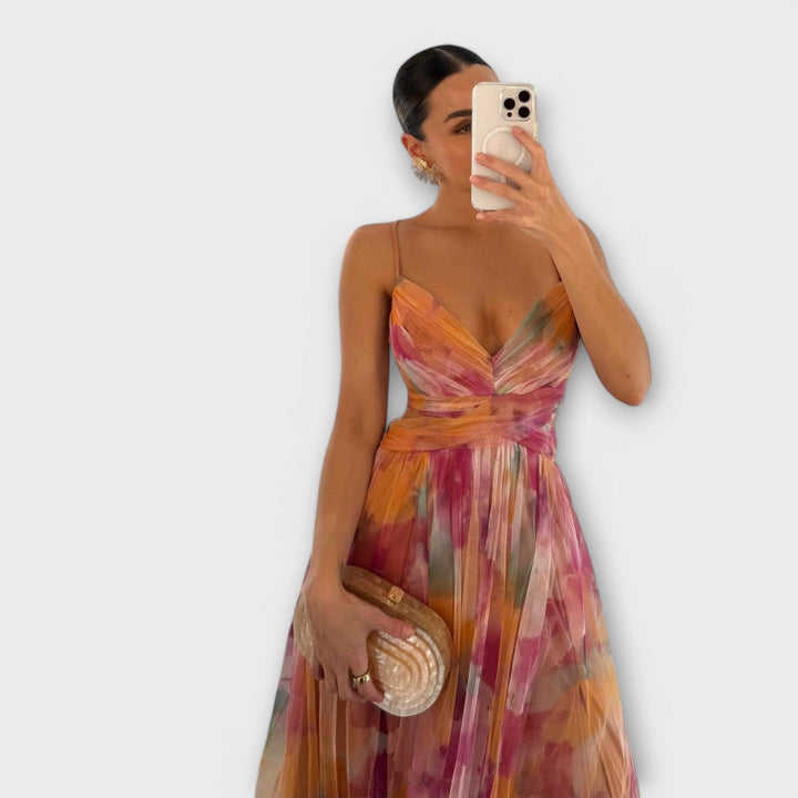 Annai Maxi Kleid aus Strick - Elegant und Formend