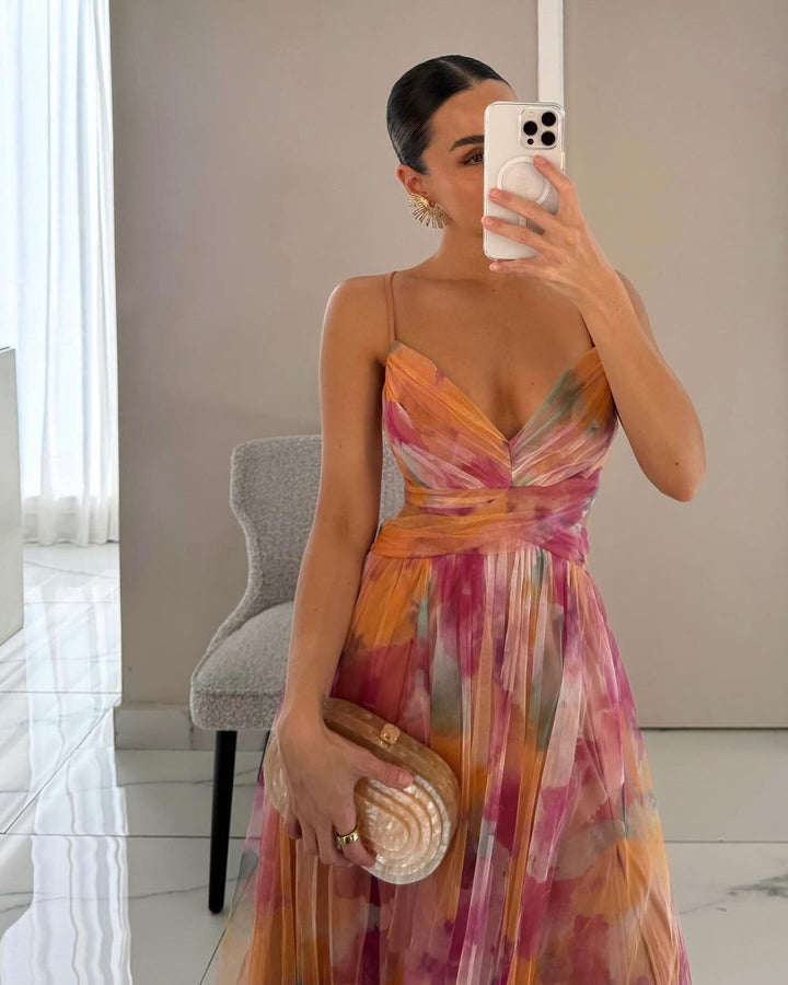 Giselle - Zauberhaftes Maxikleid mit Blumenprint