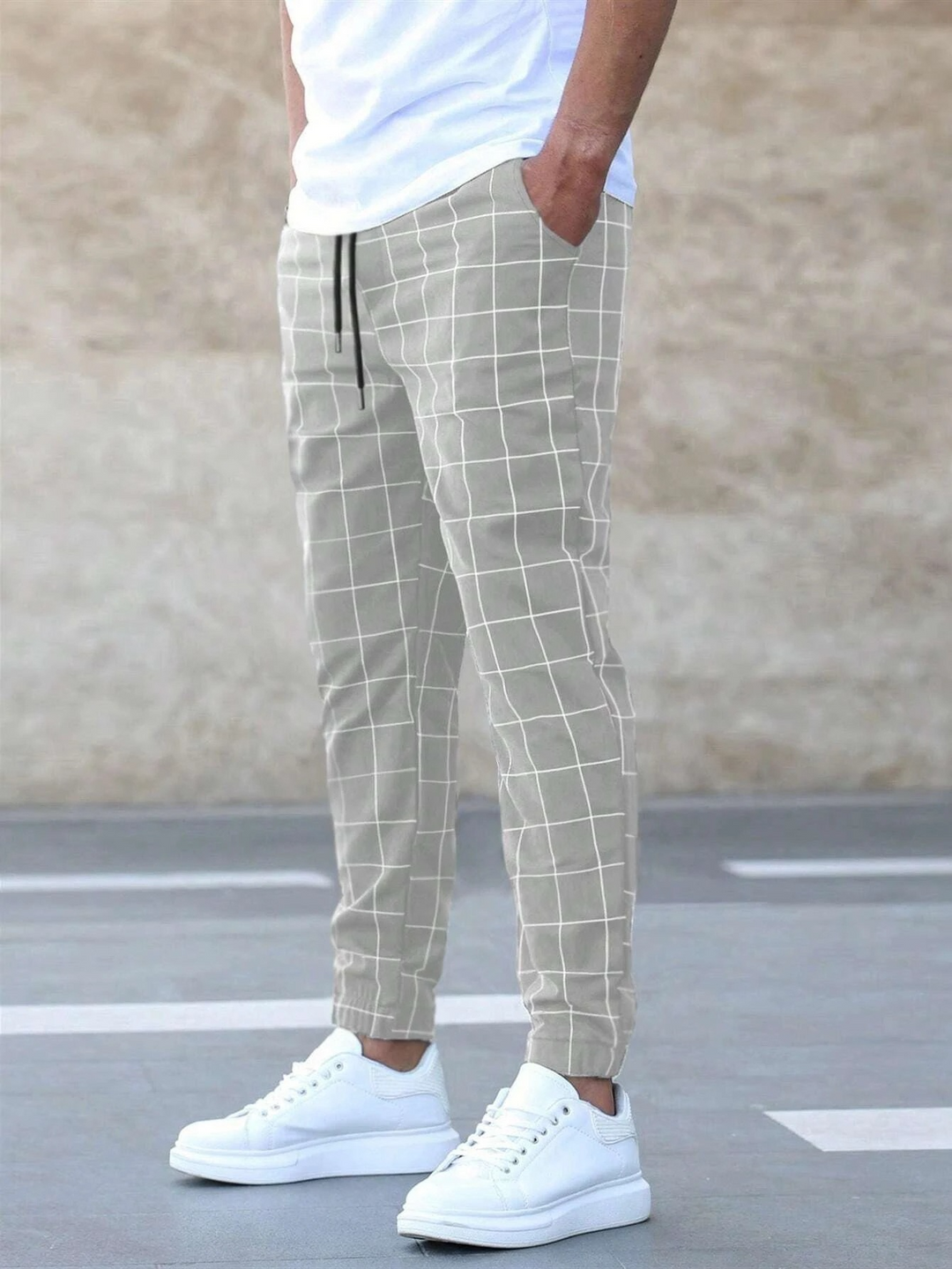Sander | Checkered Jogging Pants
