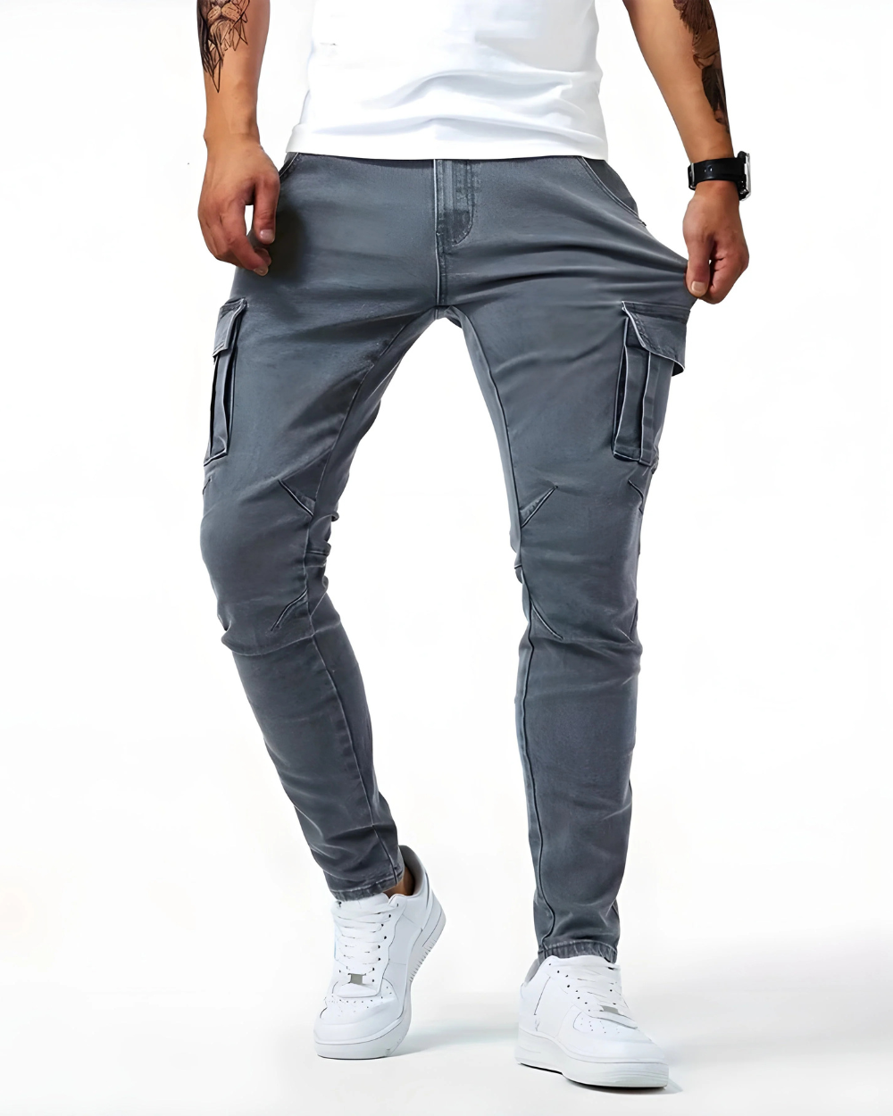 Ian – Individuell angepasste Stretch-Cargohose