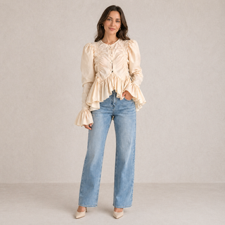 LIWIA | Bluse mit Rüschen