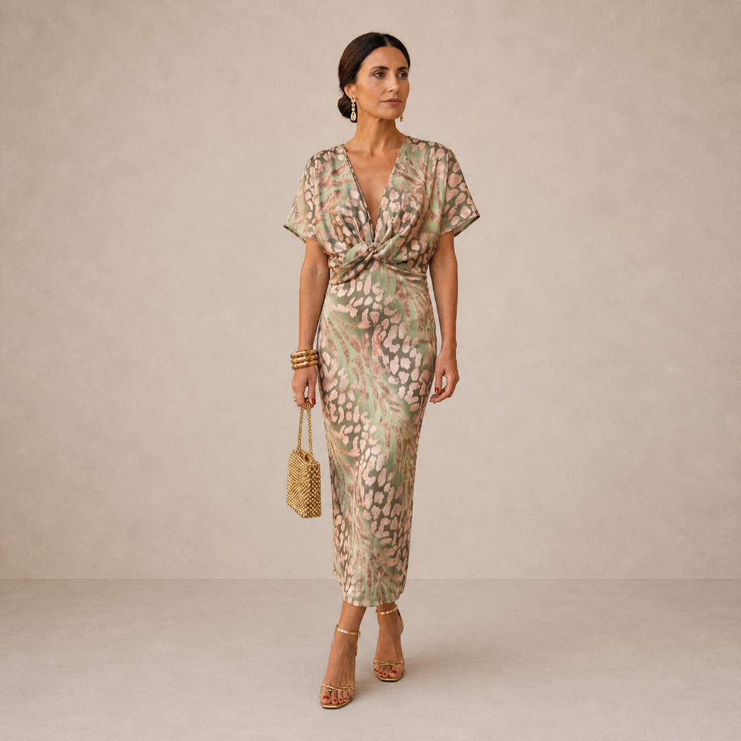 Vilana | Elegantes Midi-Kleid