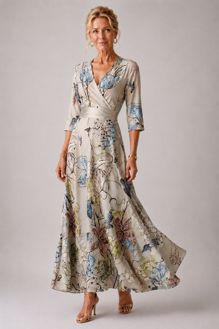 Yssa | Schickes Kleid mit floralem Print