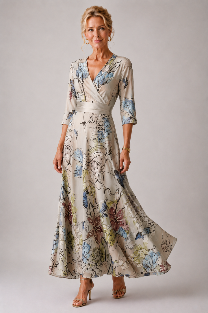 Yssa | Schickes Kleid mit floralem Print
