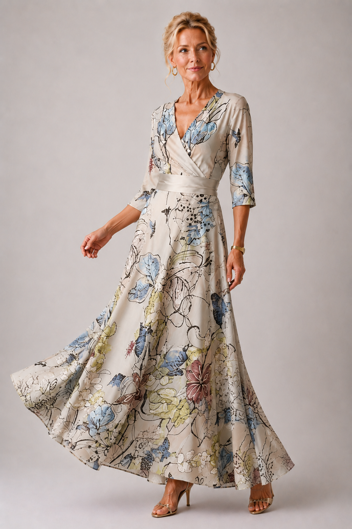 Yssa | Schickes Kleid mit floralem Print