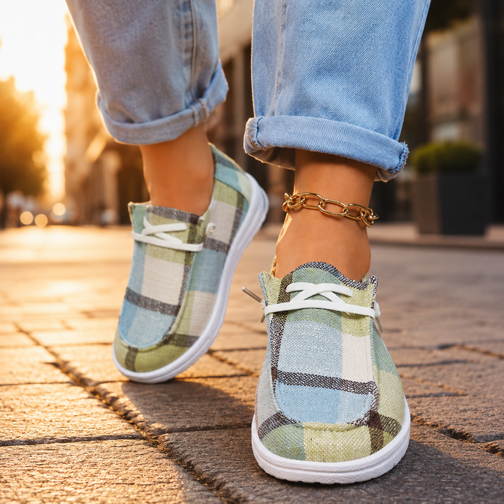 Zarelle Stützende Leinen-Schuhe