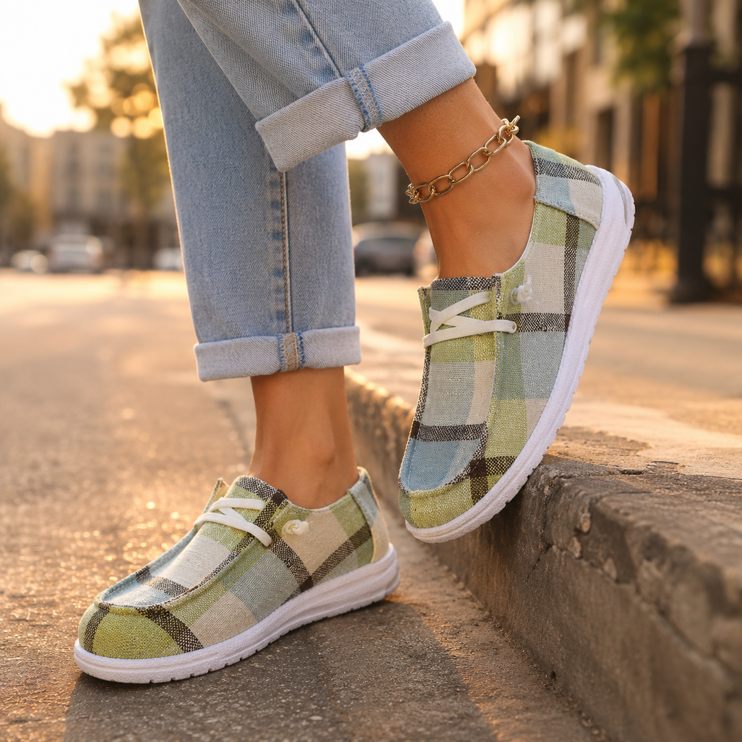 Zarelle Stützende Leinen-Schuhe