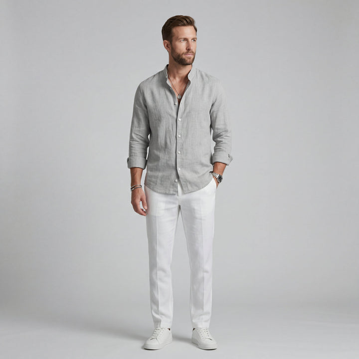 Luca | Elegante und leichte Leinenhemd