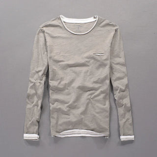 Maverick Langarmshirt aus Baumwolle