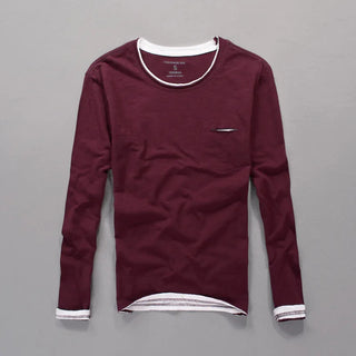 Maverick Langarmshirt aus Baumwolle