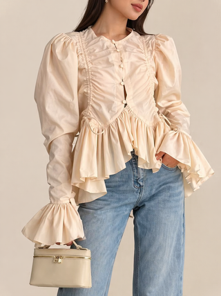 LIWIA | Bluse mit Rüschen