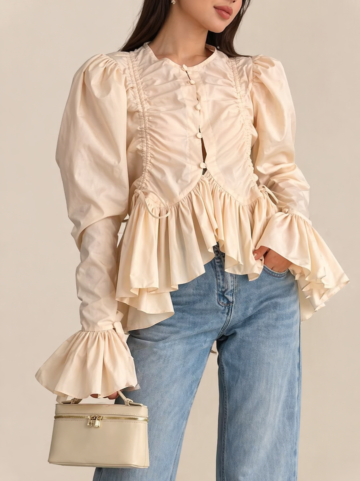 LIWIA | Bluse mit Rüschen