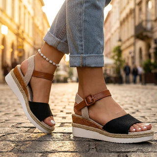 Siena Wedge Sandals with Platform