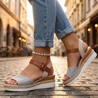 Siena Wedge Sandals with Platform