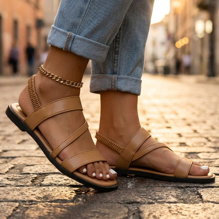 Milena Verstellbare Sandalen mit Riemen