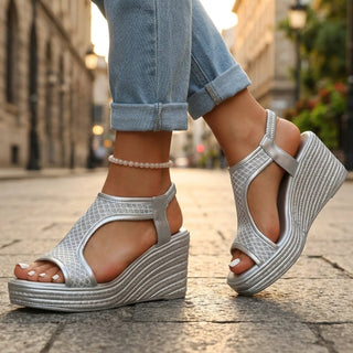 Solara Stützende Keilsandalen