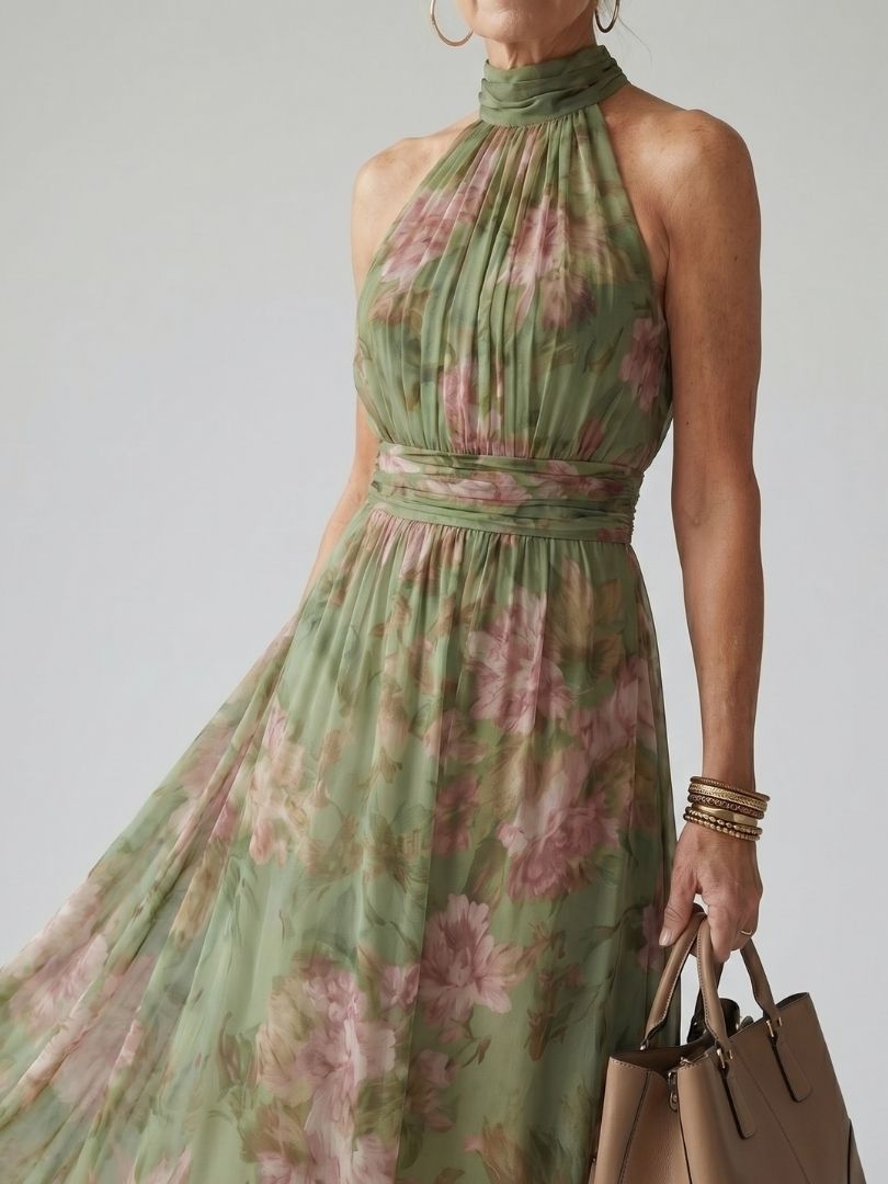 MIRELY | Midikleid mit Raffung