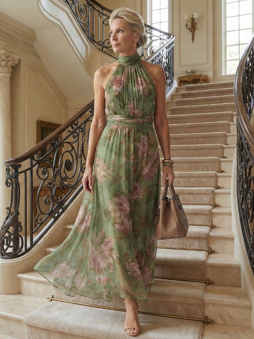 MIRELY | Midikleid mit Raffung