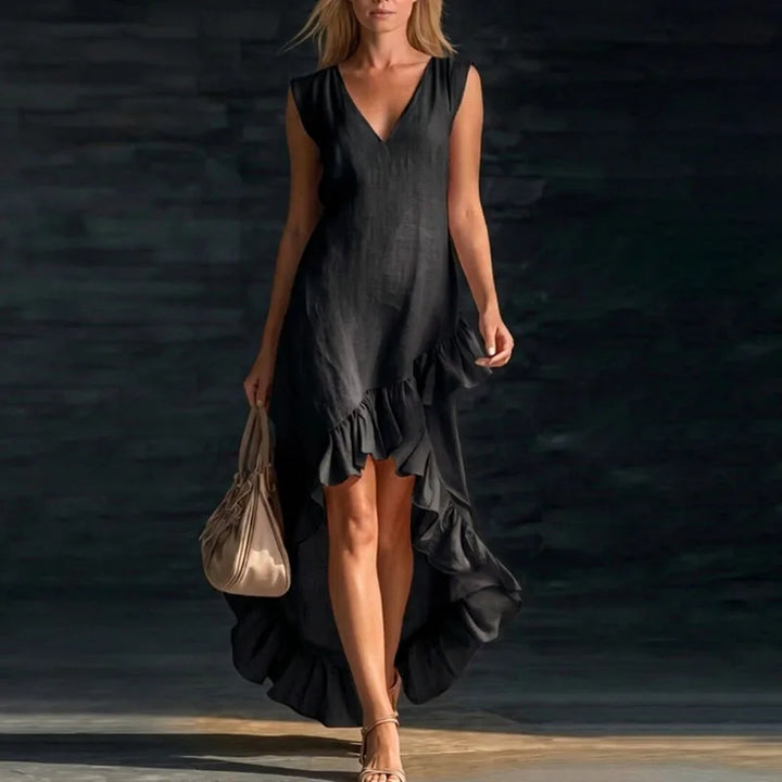 Jessica Elegant Ruffle Maxi Dress
