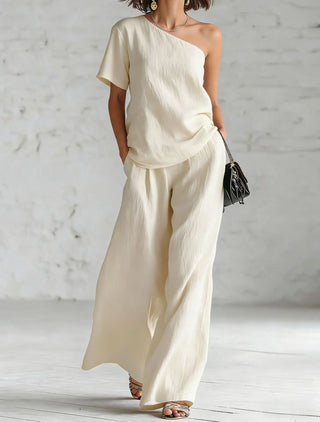 Vanessa One-Shoulder Set