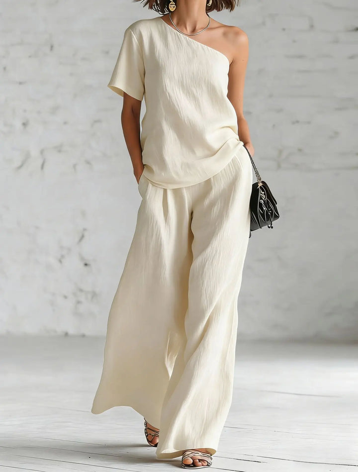 Vanessa One-Shoulder Set