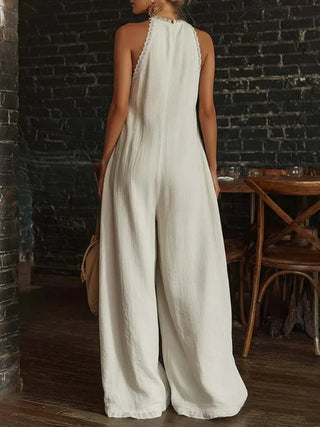 Maxikleid mit Spitzenbesatz von Helena