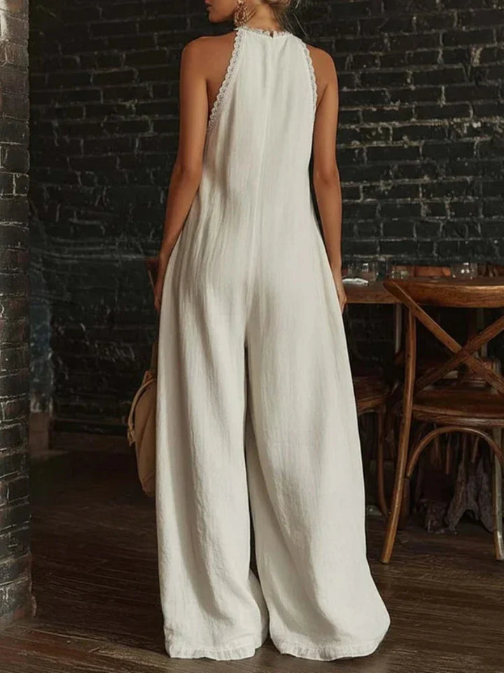 Maxikleid mit Spitzenbesatz von Helena