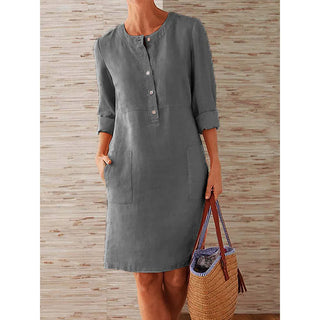 Camille Langarm Kurzkleid