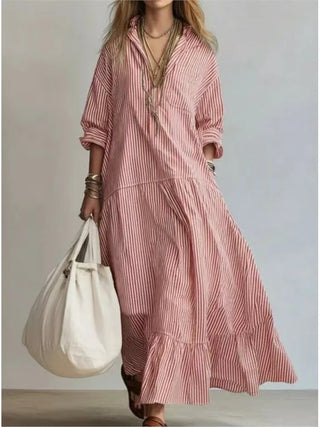 Gestreiftes Maxikleid von Madeline