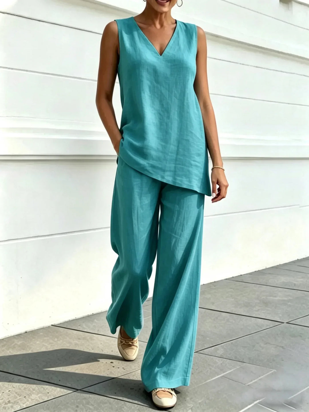 Alvira Relaxed Fit Two-Piece Set