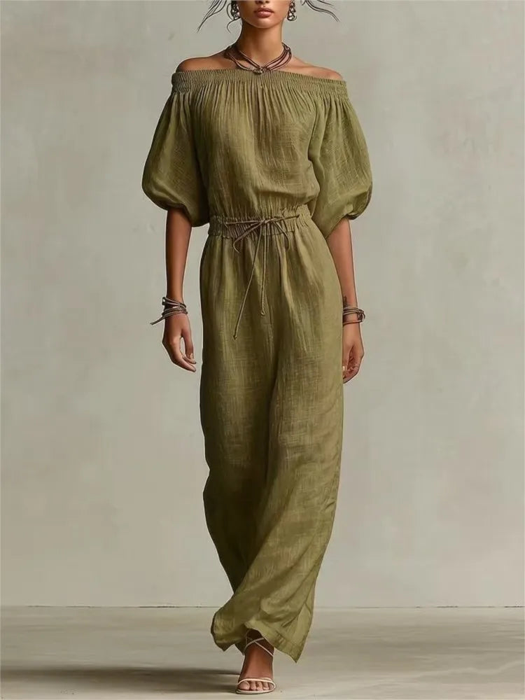 Dorothy Off-Shoulder Maxi Dress