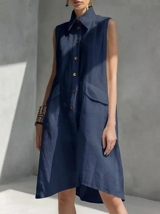 Maliyah Linen Mini Shirt Dress