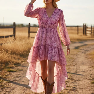 Dakota Floral V-Neck Maxi Dress