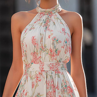 Fiona Elegantes Fließendes Maxikleid mit Trägern