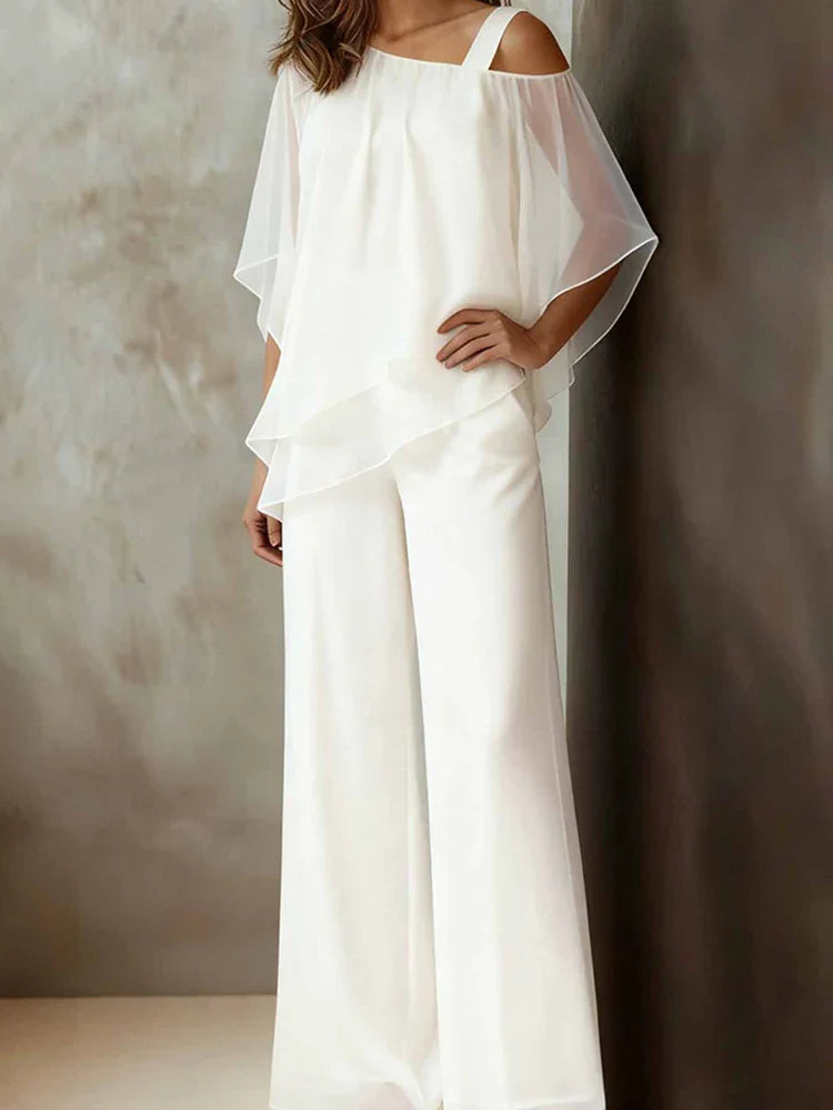 Skylar Breezy Wide-Leg Pants Ensemble