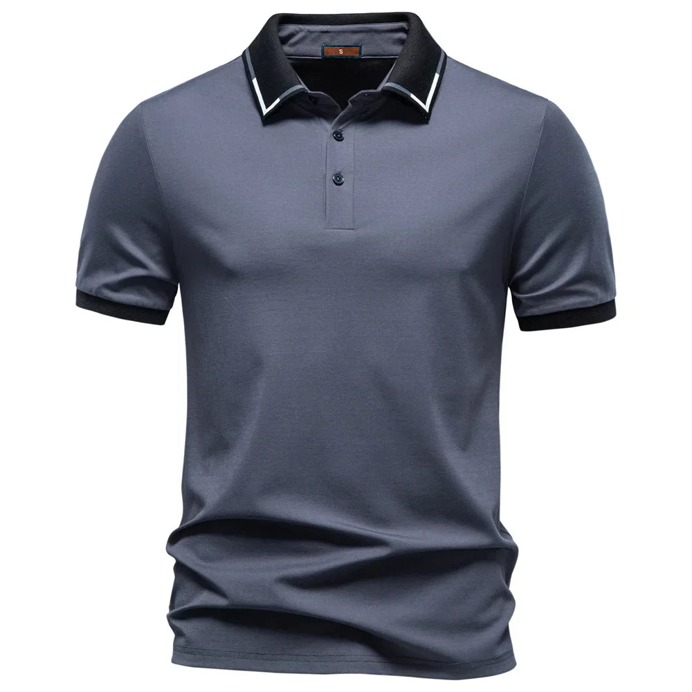 Grayson Kurzarm Polo-Shirt