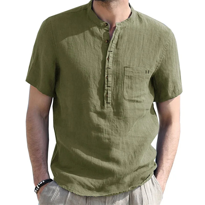 Berkeley Linen Henley Top