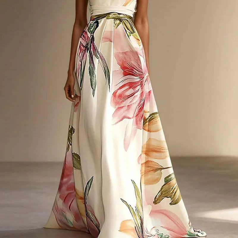 Aveera Floral Maxi Dress for Wedding Guests