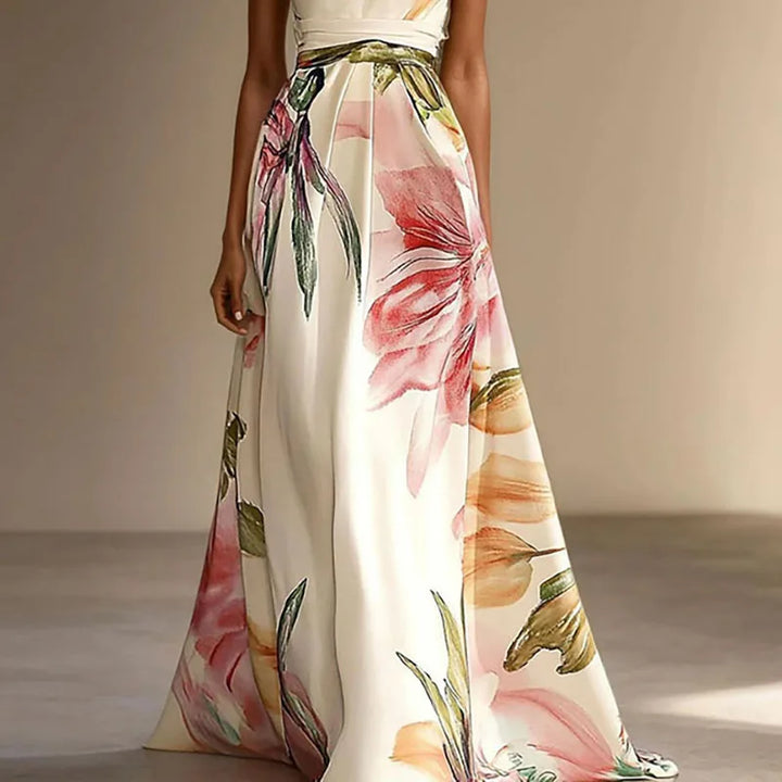 Aveera Floral Maxi Dress for Wedding Guests