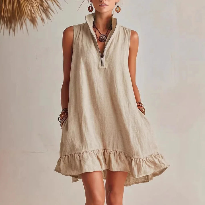 Agnes Rüschensaum Kurzes Kleid