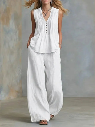 Lauren Faltenrock Zweiteiliges Set