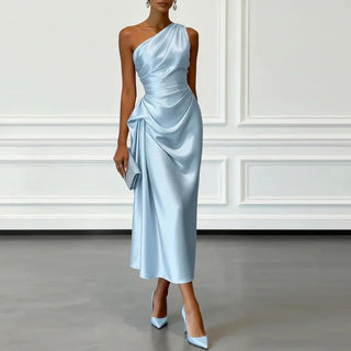 Paulina Satin Brautgastkleid