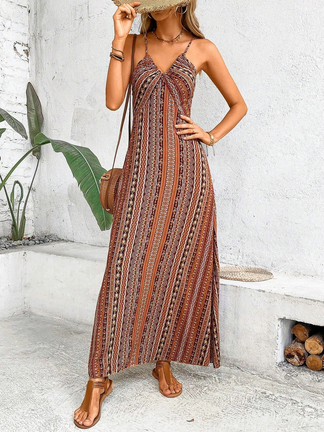 Julia Entspanntes Maxi-Kleid für den Urlaub