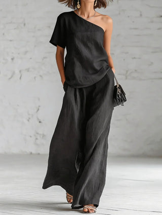 Vanessa One-Shoulder Set