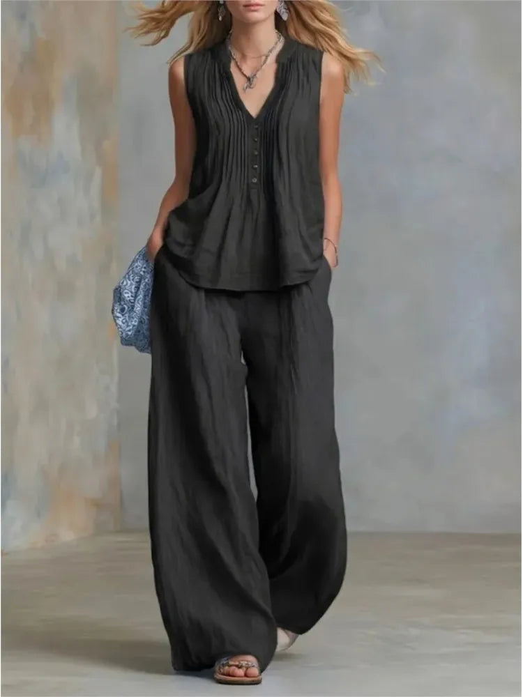 Lauren Faltenrock Zweiteiliges Set