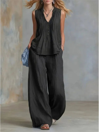 Lauren Faltenrock Zweiteiliges Set